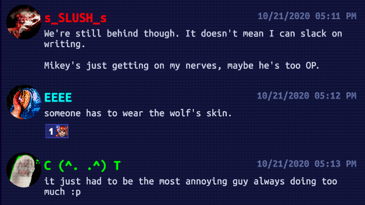 Mikey power discussion 2