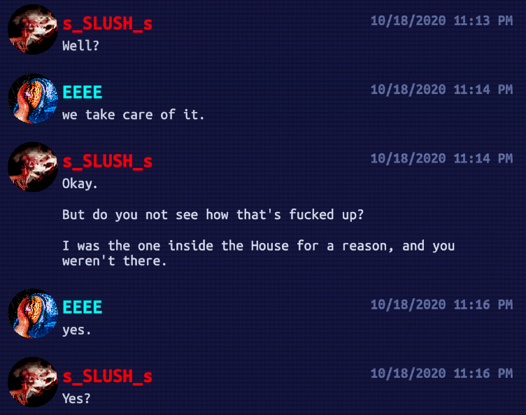 Burn ending conversation 2