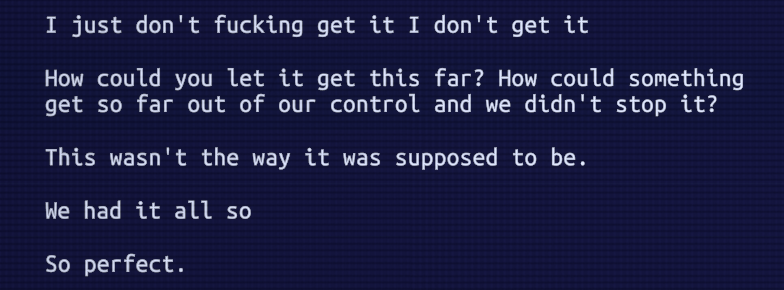 Slushie breakup letter