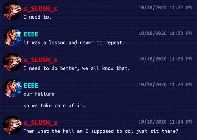 Burn ending conversation 5