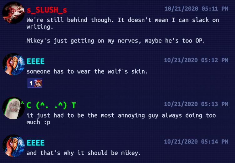 Mikey power discussion 2