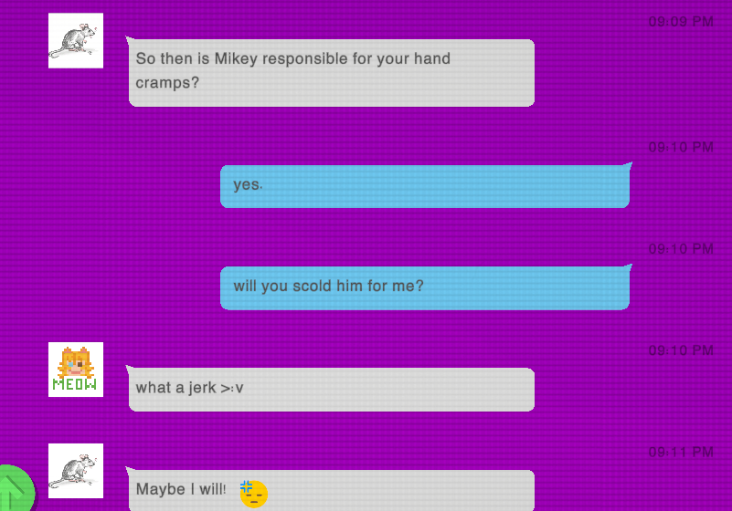 Mikey forcing Emci 2